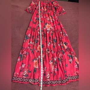 Jealous Tomato Pink Patterned Dress